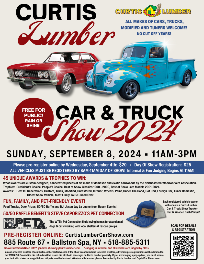 Curtis Lumber Car & Truck Show 2024 - Curtis Lumber Car & Truck Show 2024