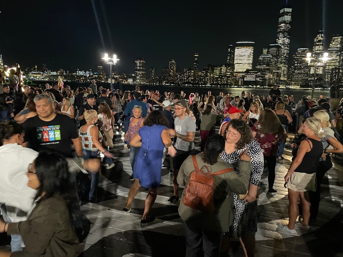 FREE Live Salsa in Sinatra Park! Hoboken Musica! It's Mitch Frohman/The Bronx Horns! Tues Sept 24th