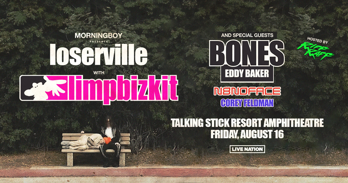 LOSERVILLE 2024: Limp Bizkit, BONES,N8NOFACE, Corey Feldman, Riff Raff