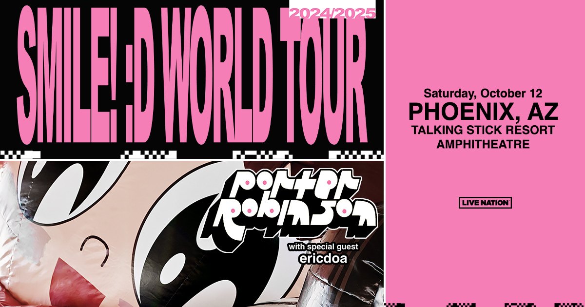 Porter Robinson SMILE! :D World Tour