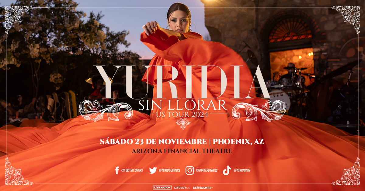 Yuridia - Sin Llorar US Tour 2024