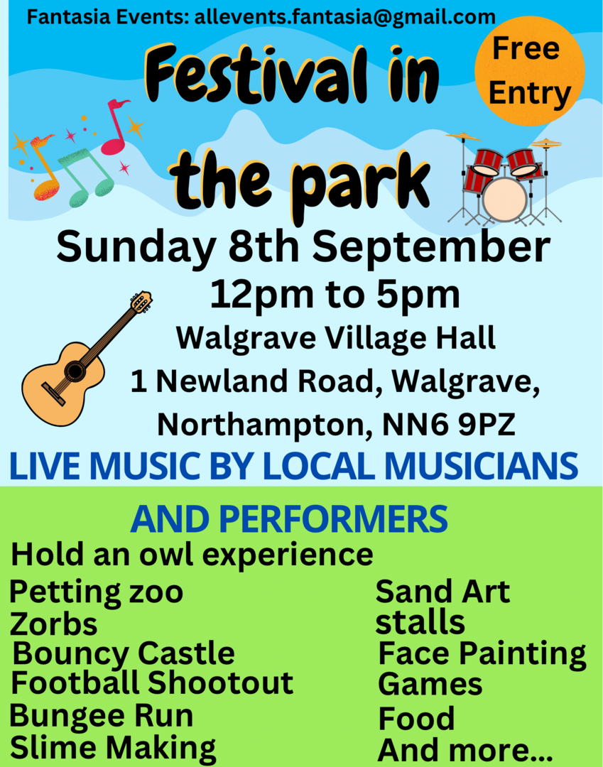 Festival in the Park Walgrave Northampton