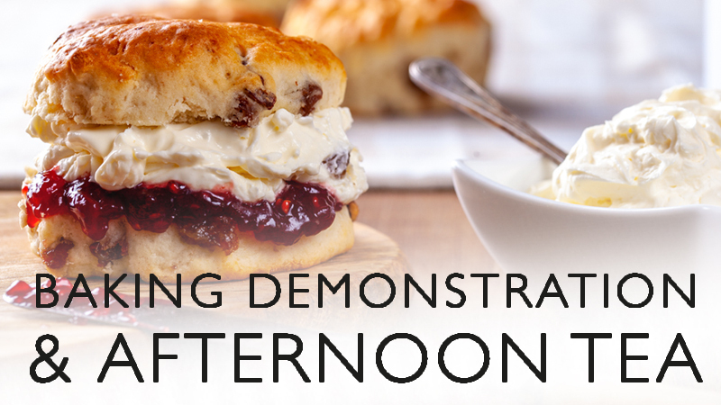 Scone Baking Demonstration and Afternoon Tea with Beccy