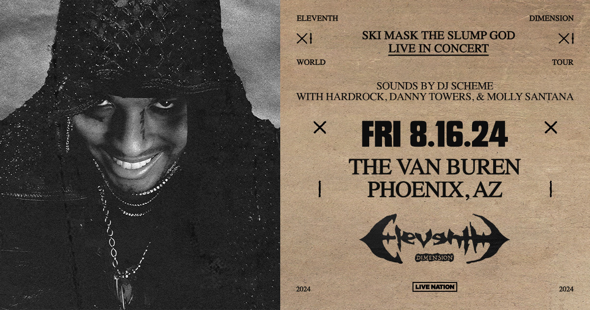 Ski Mask The Slump God - 11th Dimension Tour