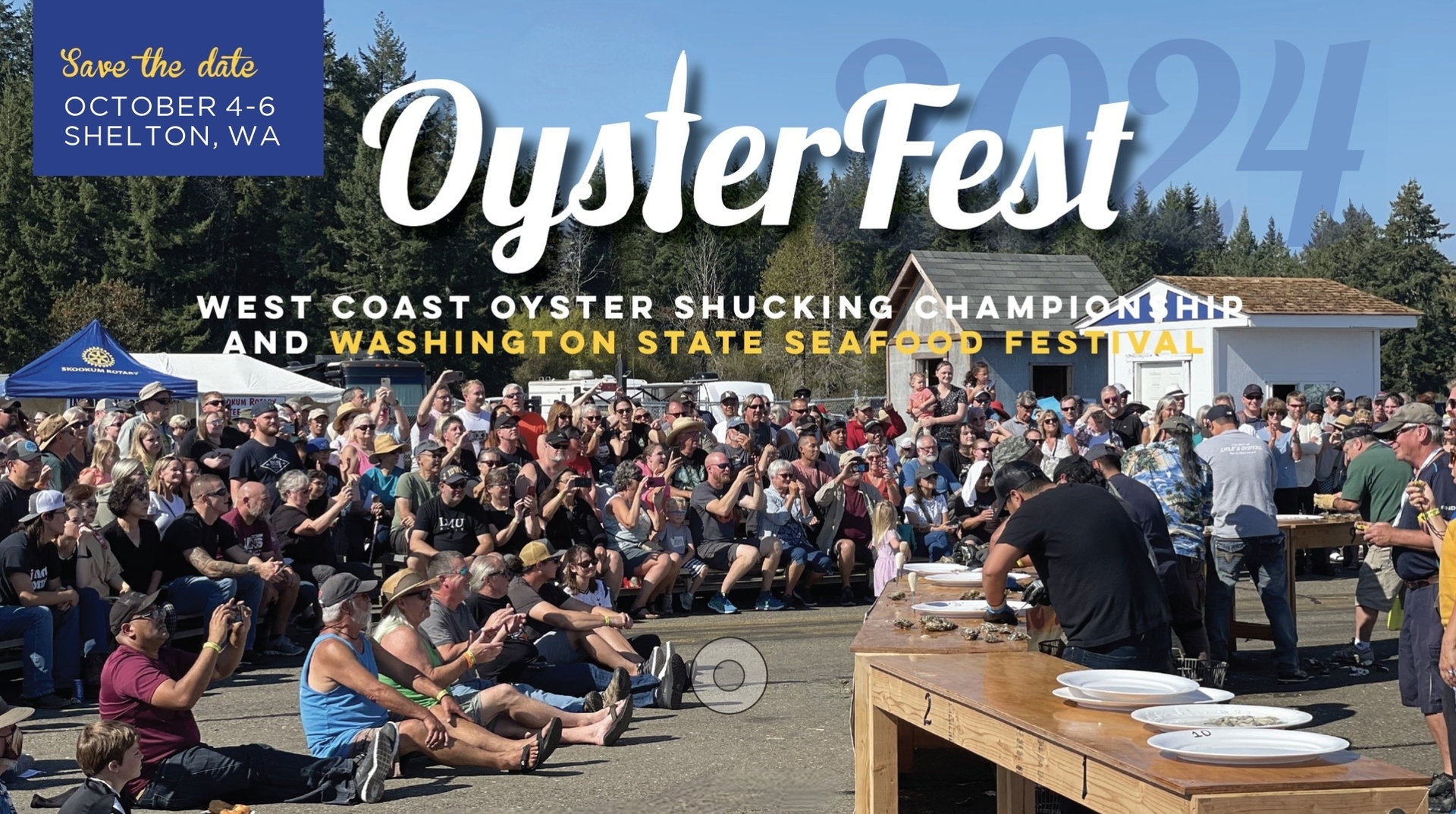 OysterFest Shelton, Washington  Saturday October 5th and Sunday October 6th.