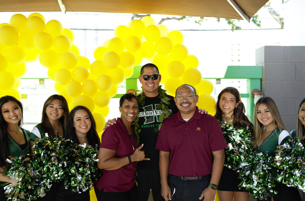 Big Mac Mondays Kickoff w/UH Football Coach Timmy Chang