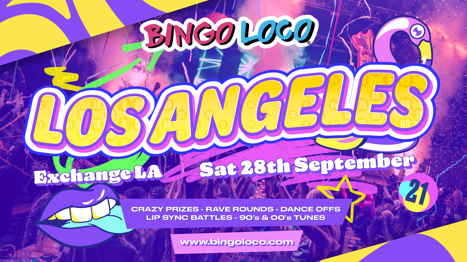 Bingo Loco Los Angeles - World's Biggest Bingo Party