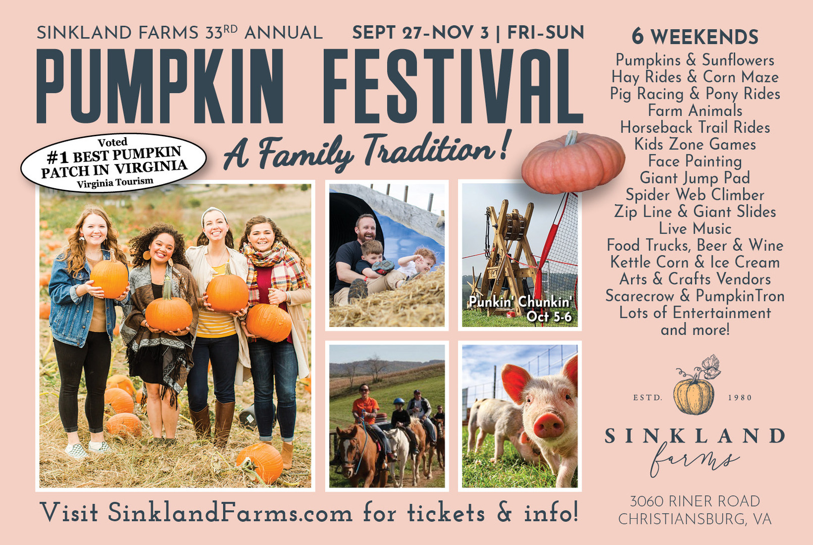 Sinkland Farms 33rd Annual Pumpkin Festival