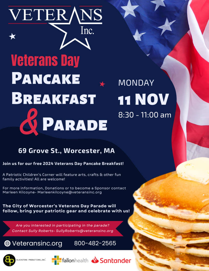 Veterans Day Pancake Breakfast and Parade