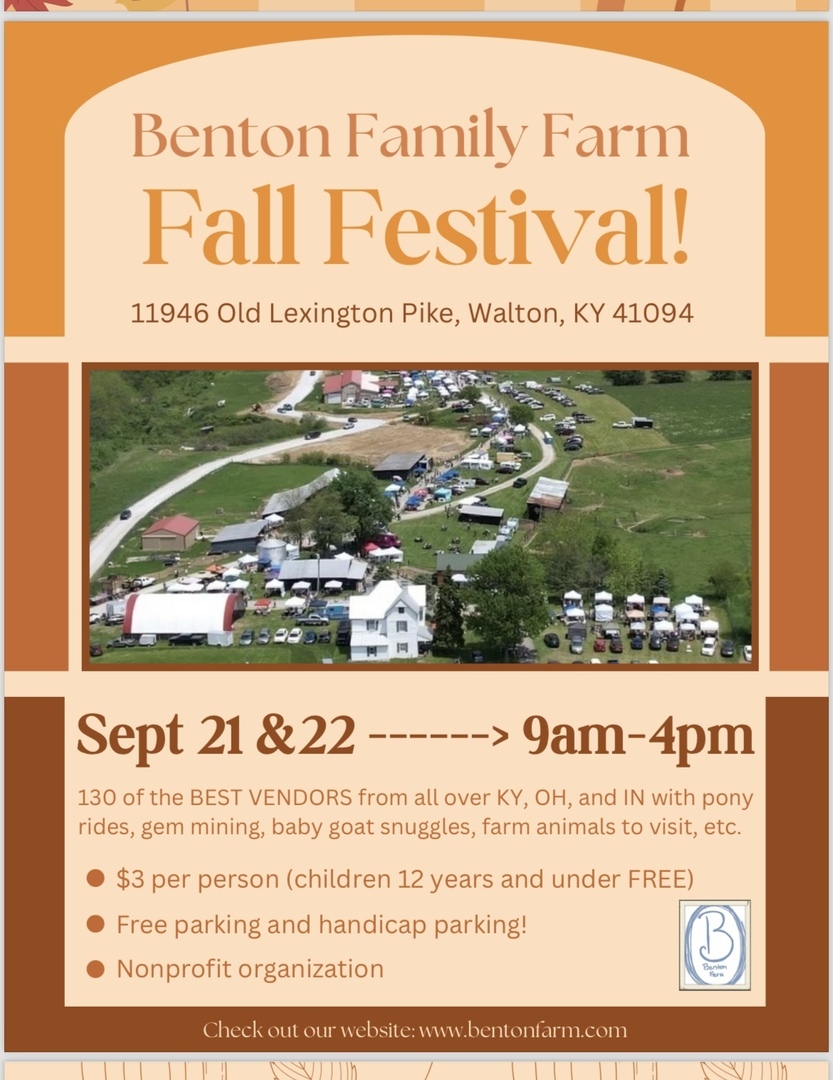 Benton Farm Fall Festival & Craft Show (Sat/Sun) - Benton Farm Fall Festival & Craft Show (Sat/Sun)
