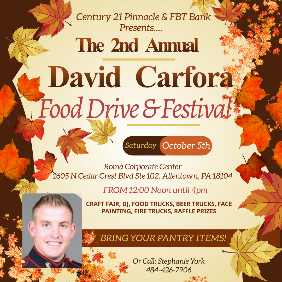 David Carfora 2nd Annual Veterans Food Drive Festival