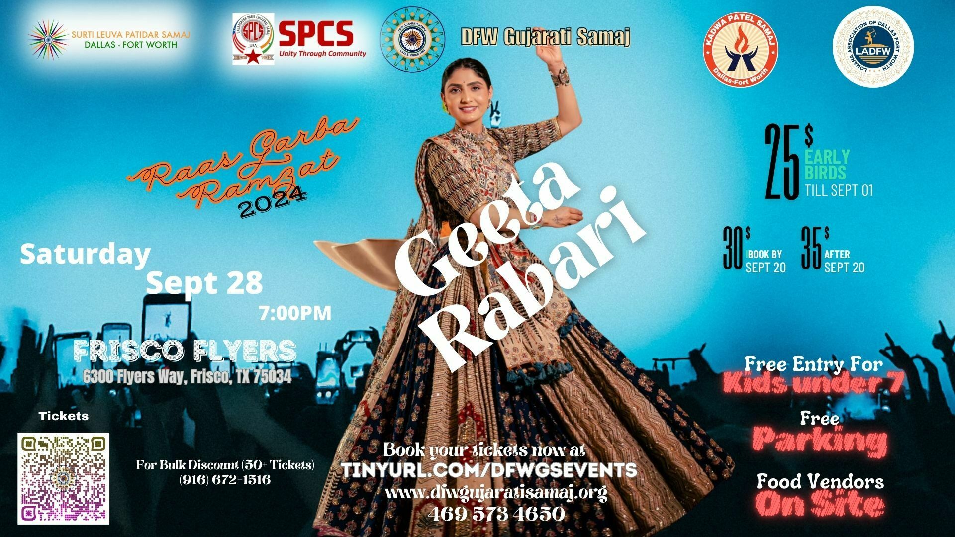 Geeta Rabari - Garba & Dandiya Raas in Frisco - ???? ????? - Navratri - DFW Gujarati Samaj Dallas