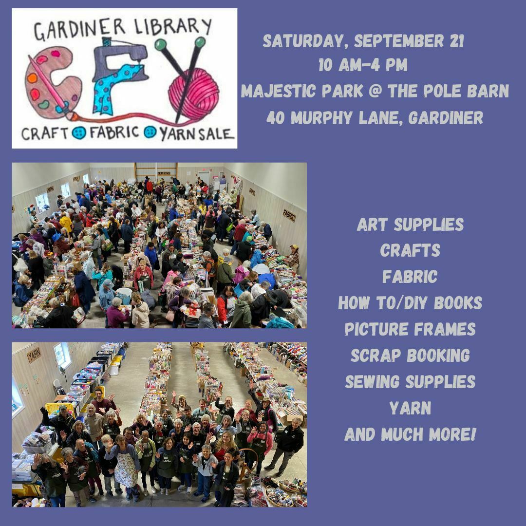Craft, Fabric, Yarn Sale