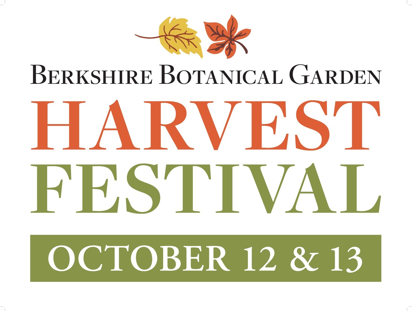 Berkshire Botanical Garden Presents Harvest Festival 2024: October 12 and 13