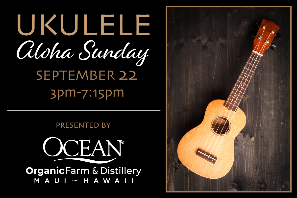 Ukulele Aloha Sunday! - Presented by Ocean Life Entertainment Series 3pm -7:15pm