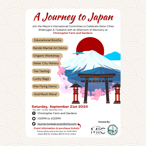 A Journey to Japan: Celebrate Sister Cities Sheboygan & Tsubame at Christopher Farm and Gardens - A Journey to Japan: Celebrate Sister Cities Sheboygan & Tsubame at Christopher Farm and Gardens