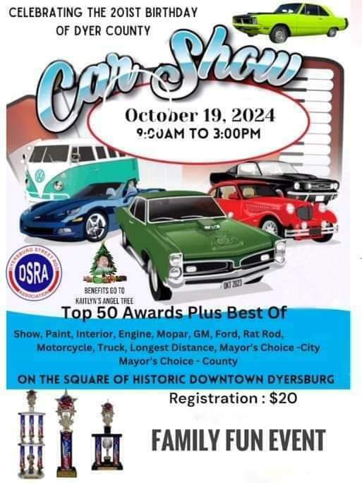 Downtown Dyersburg Car Show - Downtown Dyersburg Car Show