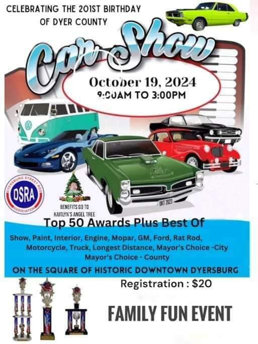 Downtown Dyersburg Car Show - Downtown Dyersburg Car Show