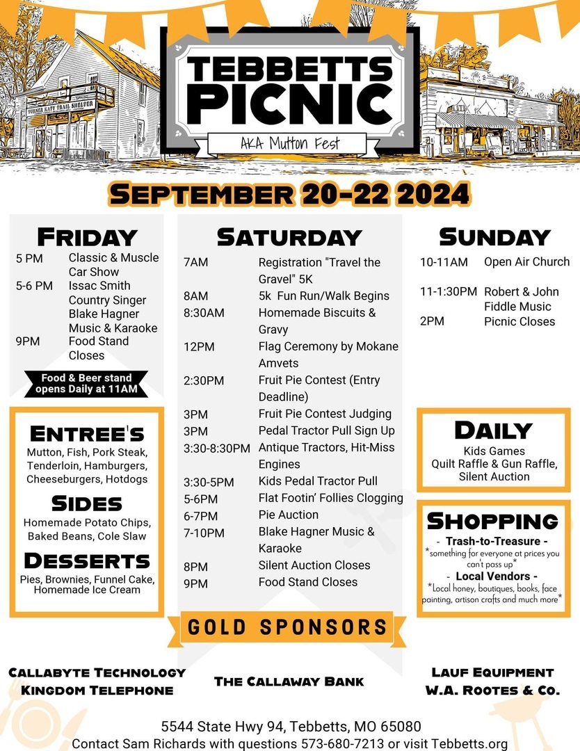 Tebbetts Picnic (aka Mutton Fest)