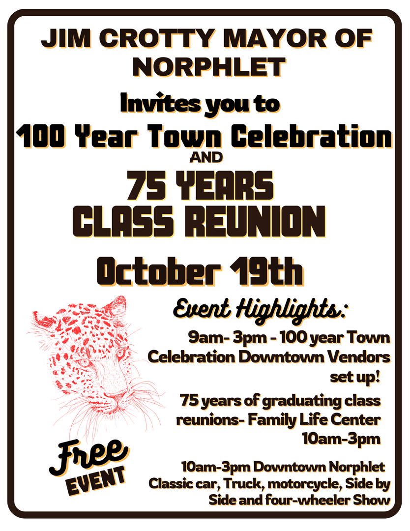 Norphlet 100 Year Celebration & 75 years of Class Reunion
