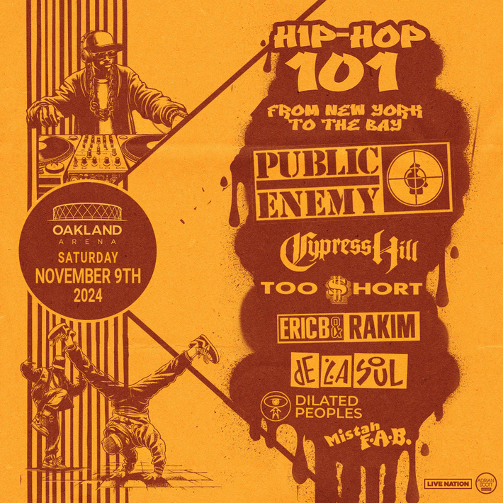 Hip Hop 101 featuring Public Enemy, Cypress Hill, Too $hort, Eric B & Rakim, De La Soul, Dilated Peo