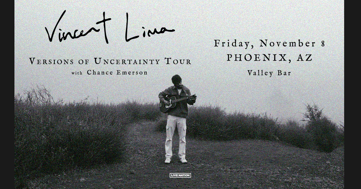 Vincent Lima: Versions of Uncertainty Tour