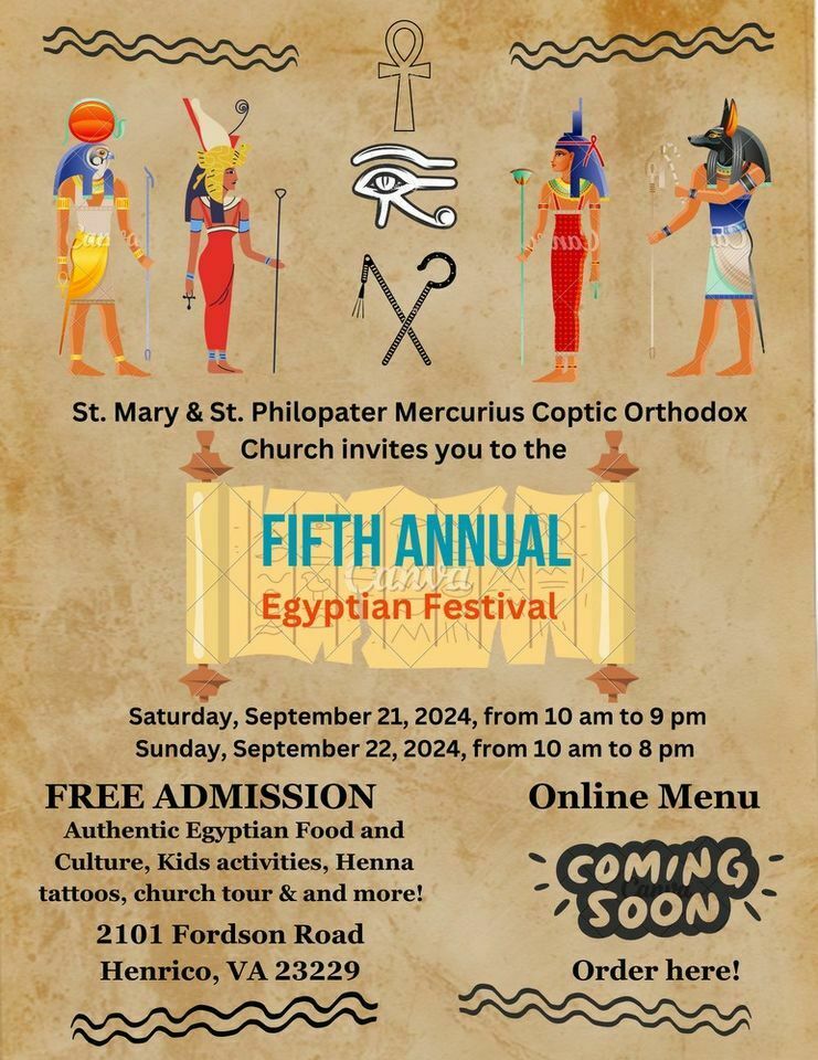 5th Annual Egyptian Festival - Richmond, VA - 5th Annual Egyptian Festival - Richmond, VA