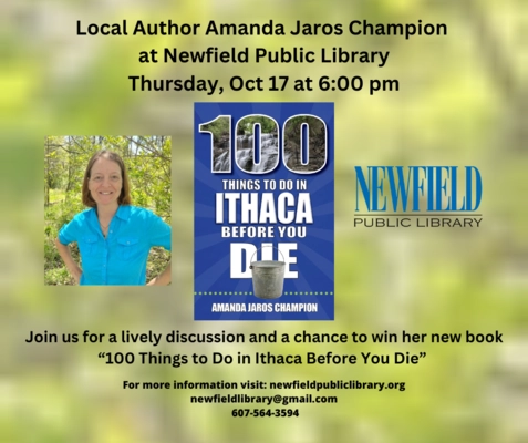 Author Visit with Amanda Jaros Champion - Ithaca Journal Events