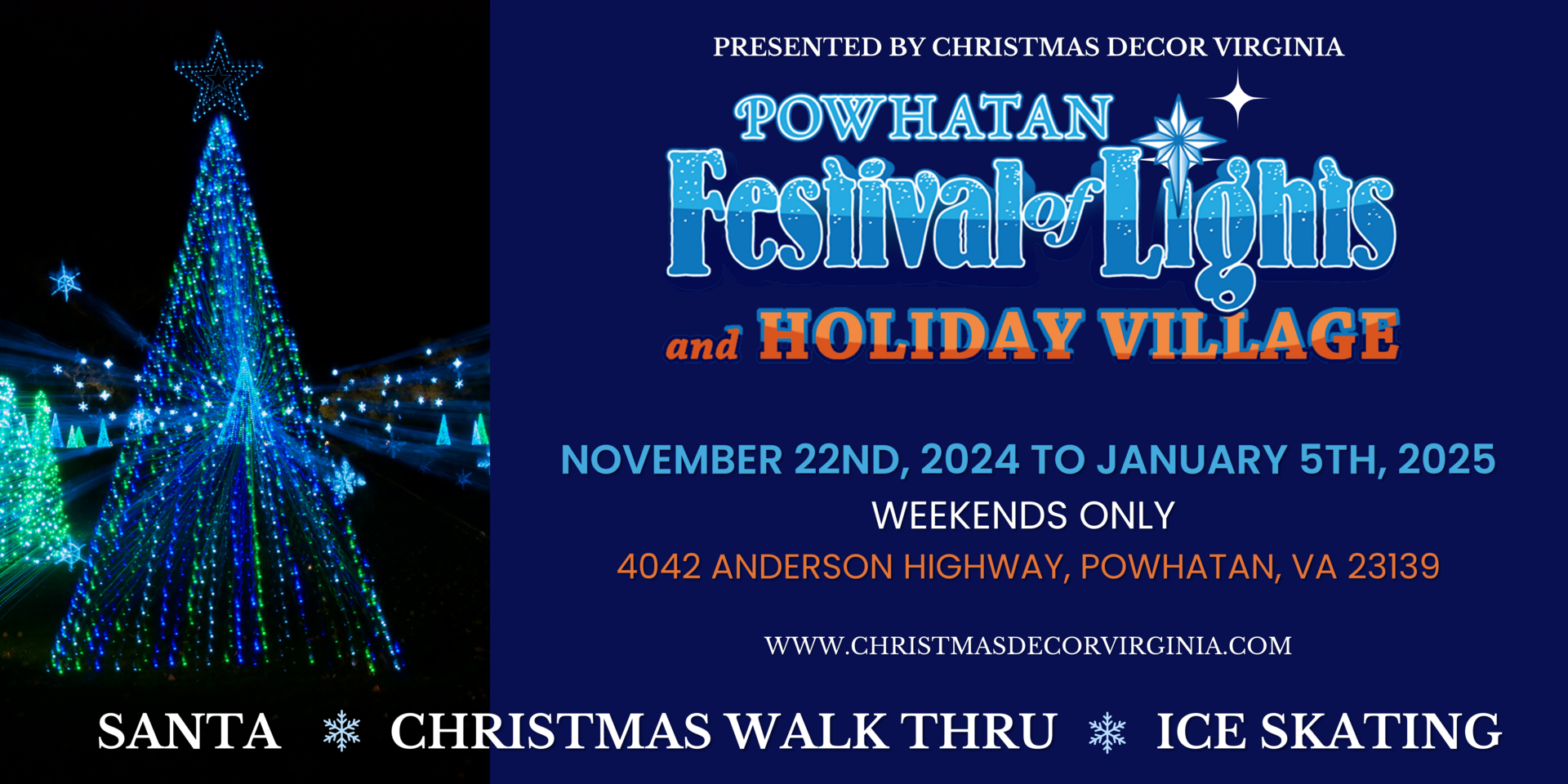 Powhatan Festival of Lights and Holiday Village
