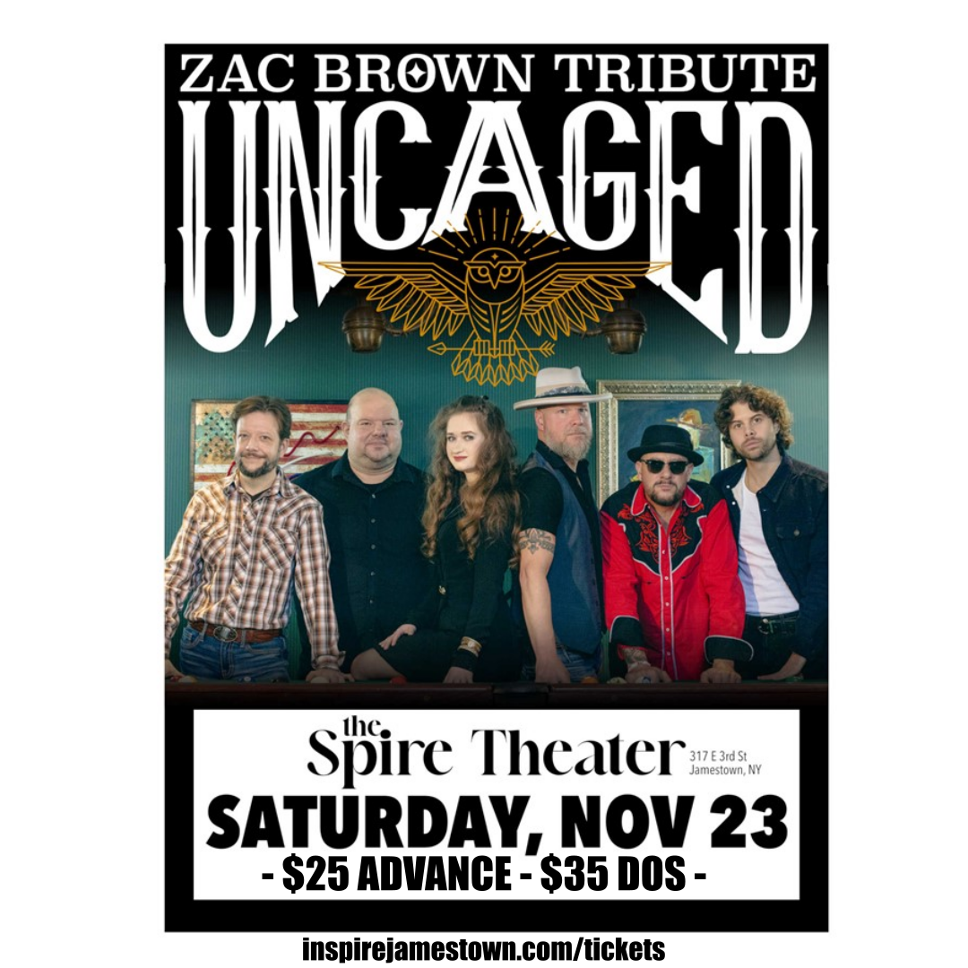 Uncaged: Zac Brown Tribute | Jamestown, NY 11/23 | 7 PM