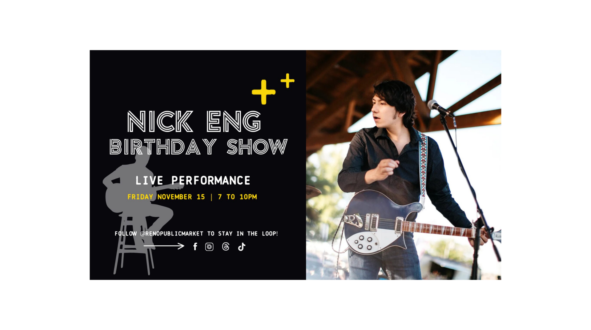 Nick Eng LIVE at Reno Public Market