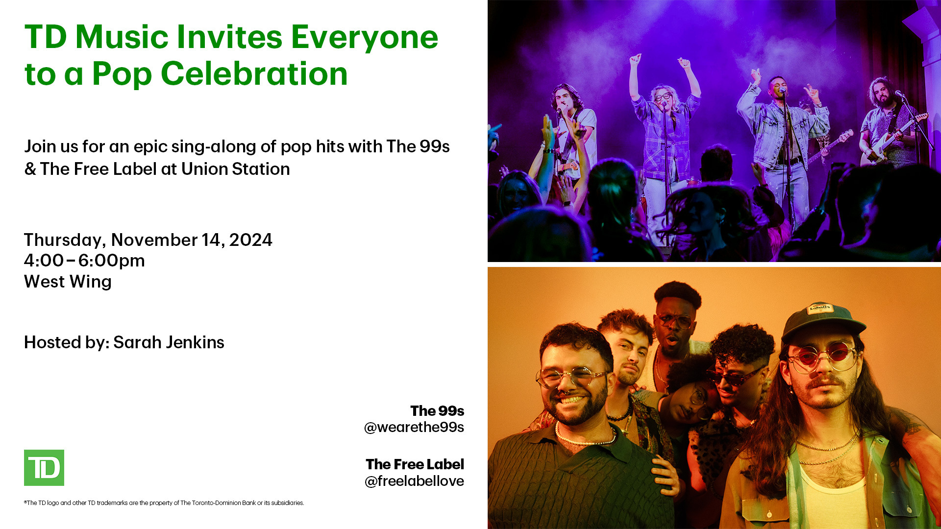 TD Music Invites Everyone to a Pop Celebration!