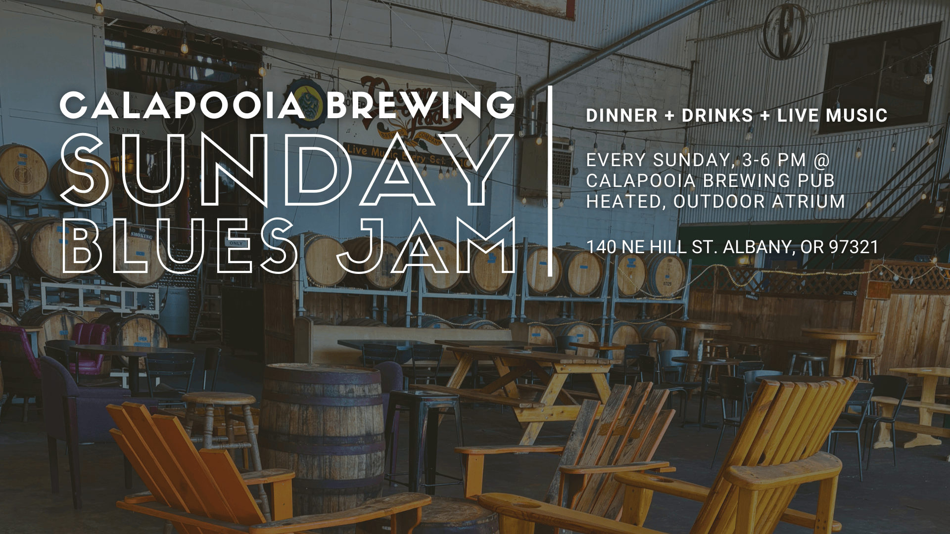 Calapooia Brewing Sunday Blues Jam