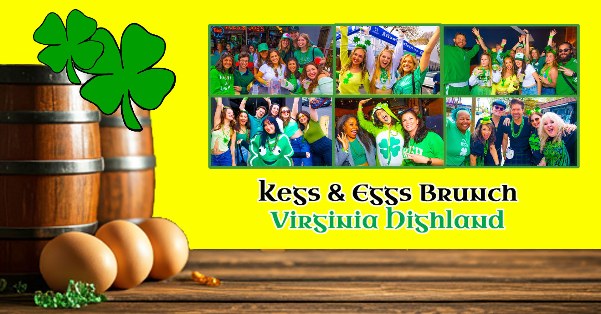 St. Paddy’s Kegs & Eggs Brunch Party