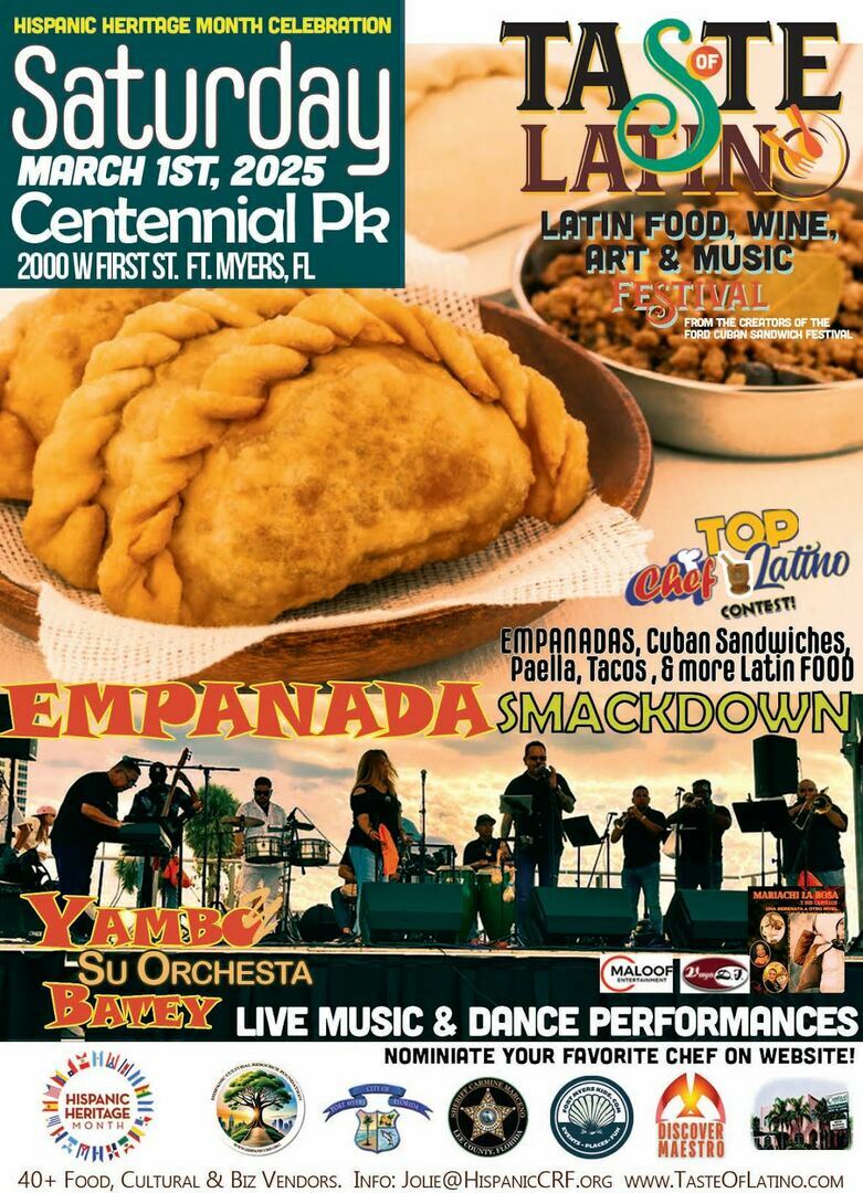 Empanada Smackdown at the Taste of Latino in Ft. Myers (3rd Annual Hispanic Heritage Festival)