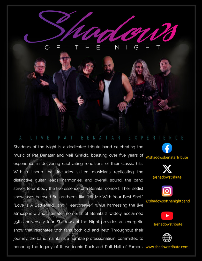 Shadows of the Night - A Pat Benatar Experience LIVE at The Collective Encore 1/10 - Shadows of the Night - A Pat Benatar Experience LIVE at The Collective Encore 1/10