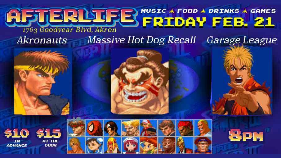 AKRONAUTS/GARAGE LEAGUE/MASSIVE HOT DOG RECALL