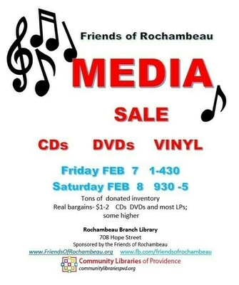 Annual Media Sale Fri Feb 7 and Sat  - Providence Journal Events