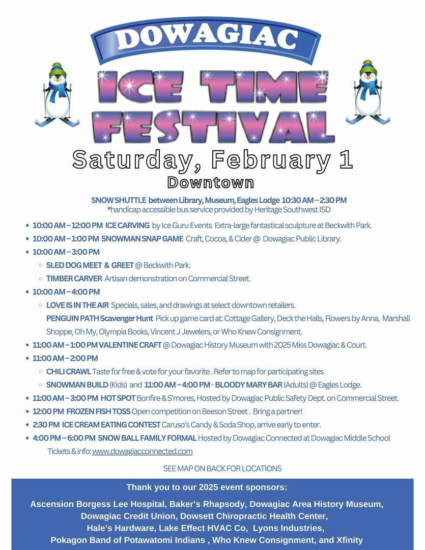 Dowagiac Ice Time Festival - Dowagiac Ice Time Festival