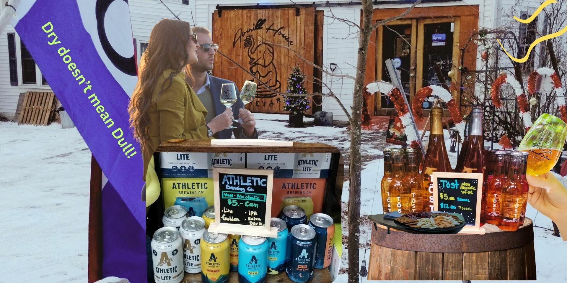 Is Dry January a thing? Celebrate with your wine and beer friends with Non-alcohol and traditional!