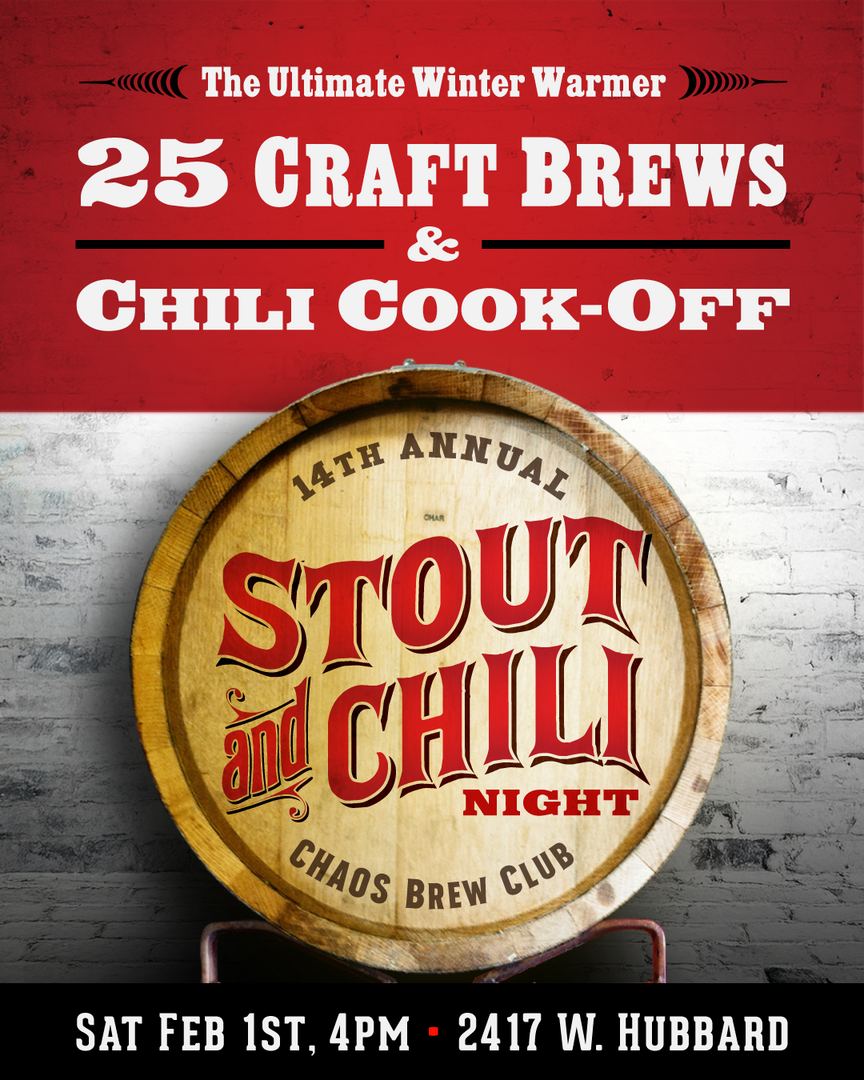 CHAOS Stout   Chili Night