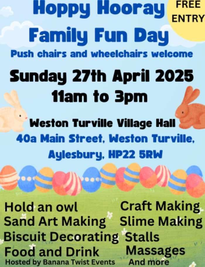 Hoppy Hooray Family Fun Day in Weston Turville, Aylesbury, Buckinghamshire