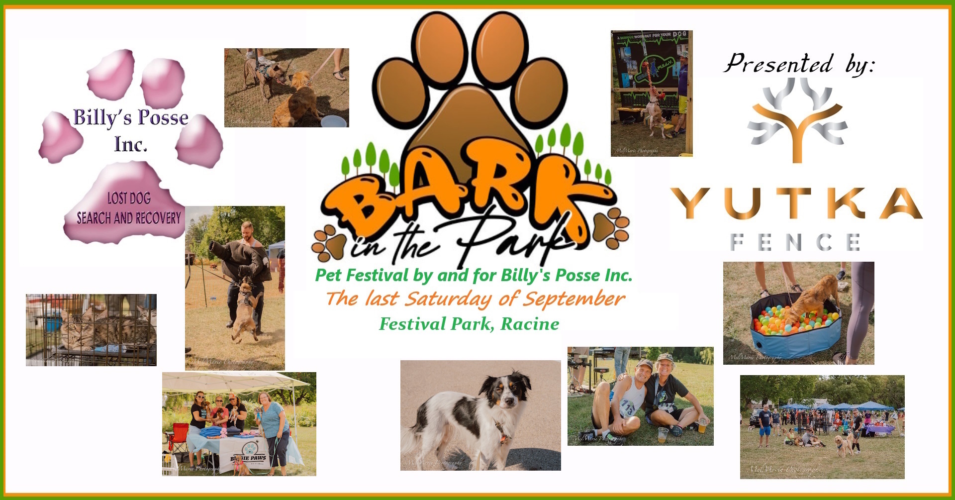 Bark in the Park, presented by Yutka Fence