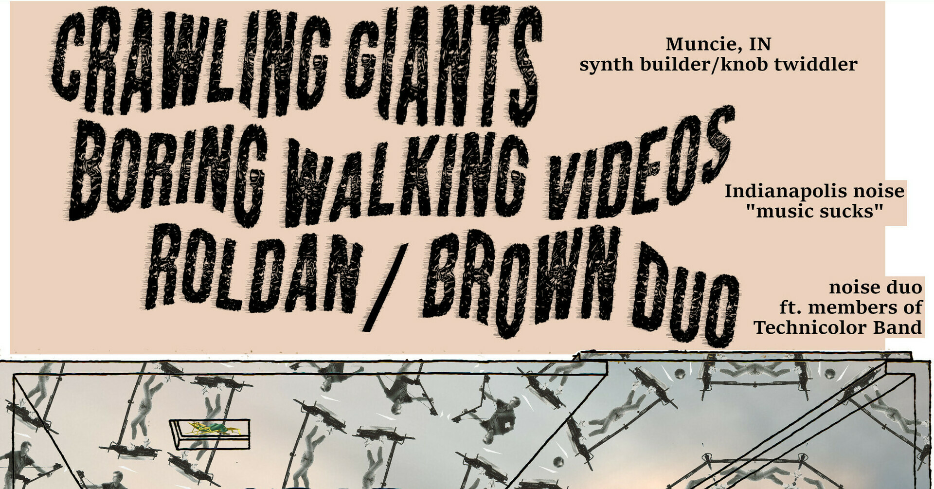 SFTBH March 22 at Orbit Room: Crawling Giants / Boring Walking Videos / Roldan/Brown Duo - SFTBH March 22 at Orbit Room: Crawling Giants / Boring Walking Videos / Roldan/Brown Duo