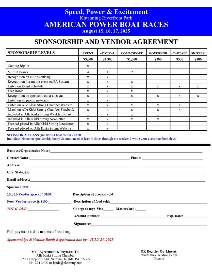 Kittanning Boat Races - Riverbration - Kittanning Boat Races - Riverbration