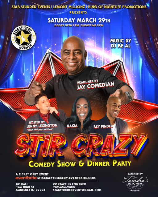 STIR CRAZY: Comedy Show & Dinner Party - STIR CRAZY: Comedy Show & Dinner Party