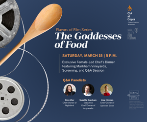 Flavors of Film: The Goddesses of Food - Female-Led Chef's Dinner, Screening, and Q&A Session! - Flavors of Film: The Goddesses of Food - Female-Led Chef's Dinner, Screening, and Q&A Session!