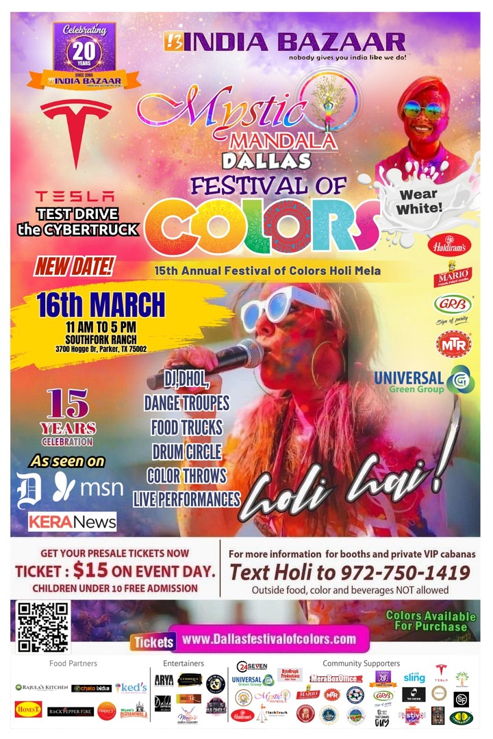 Dallas Festival Of Colors - Celebrating 15 Years