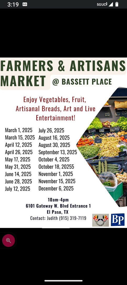FARMERS & ARTISANS MARKET @ Basset Place