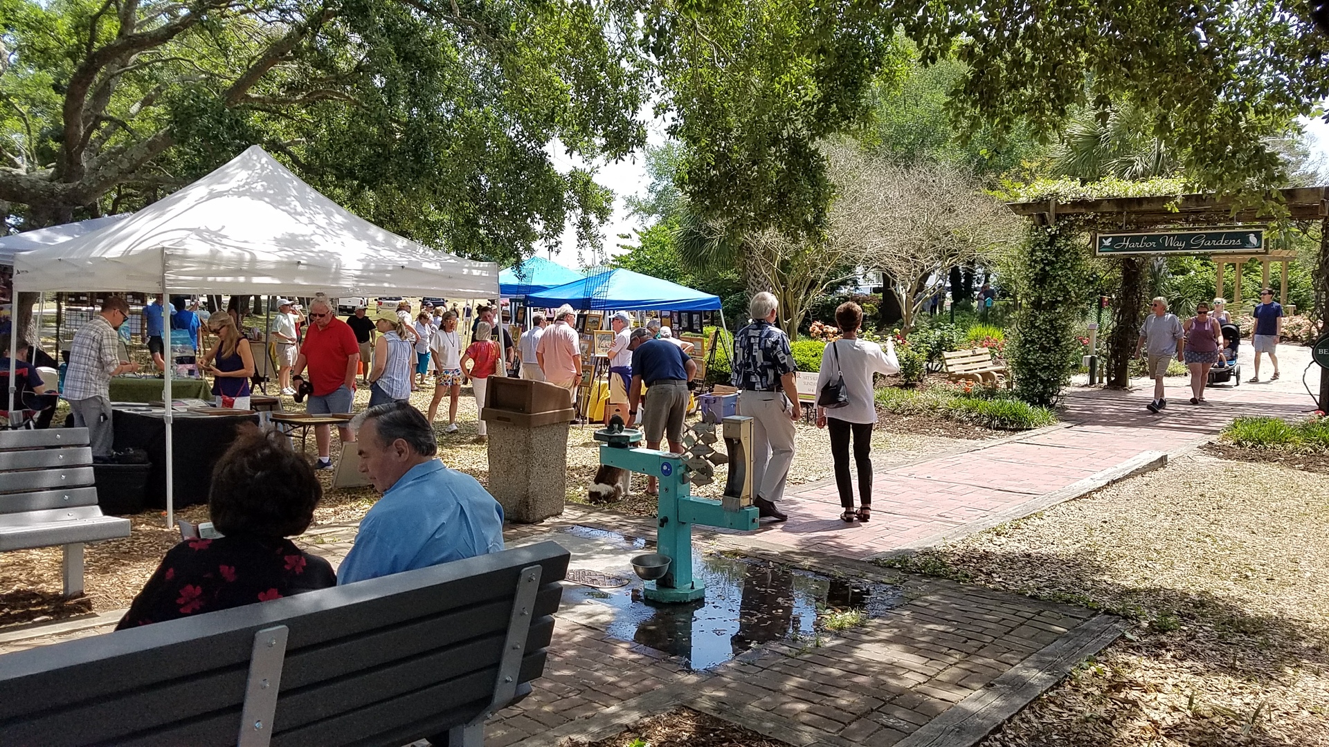 Art at The Harbor Way Gardens, April 26, 2025, Wrightsville Beach - Art at The Harbor Way Gardens, April 26, 2025, Wrightsville Beach